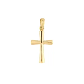 14K Gold Graduated Cross Pendant