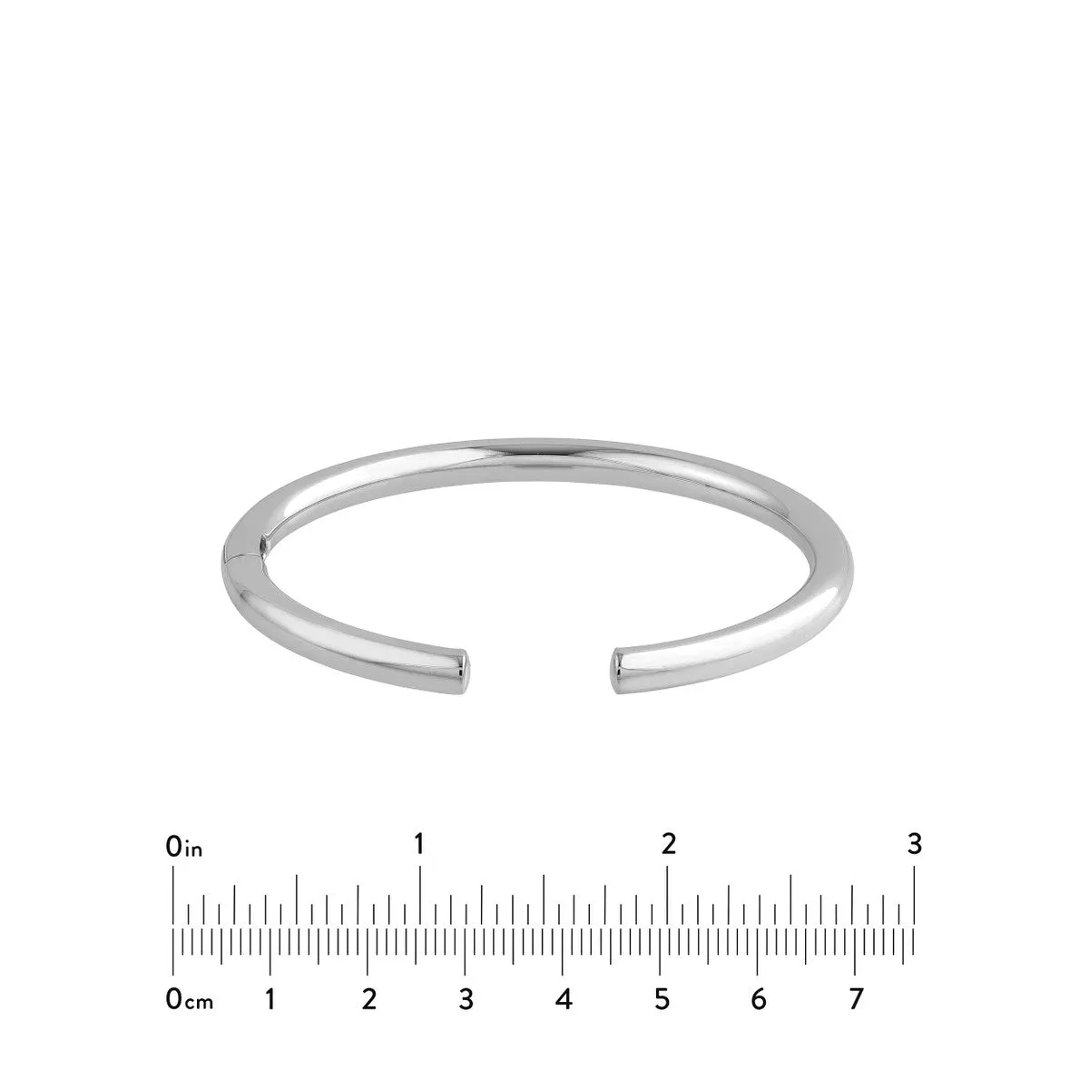 14K Gold Open Polished 5.00mm Bangle