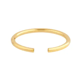 14K Gold Open Polished 5.00mm Bangle