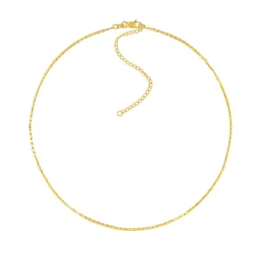 14K Gold Valentino Choker Chain