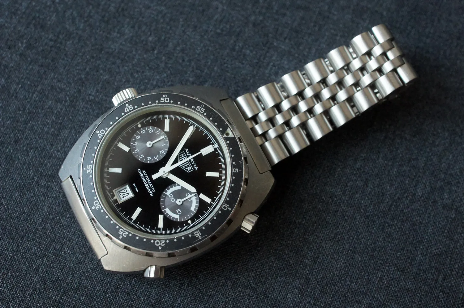 1984 HEUER AUTAVIA AUTOMATIC CHRONOGRAPH 11063V