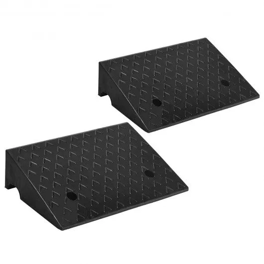 2 PCS 5" Rubber Car Curb Ramps