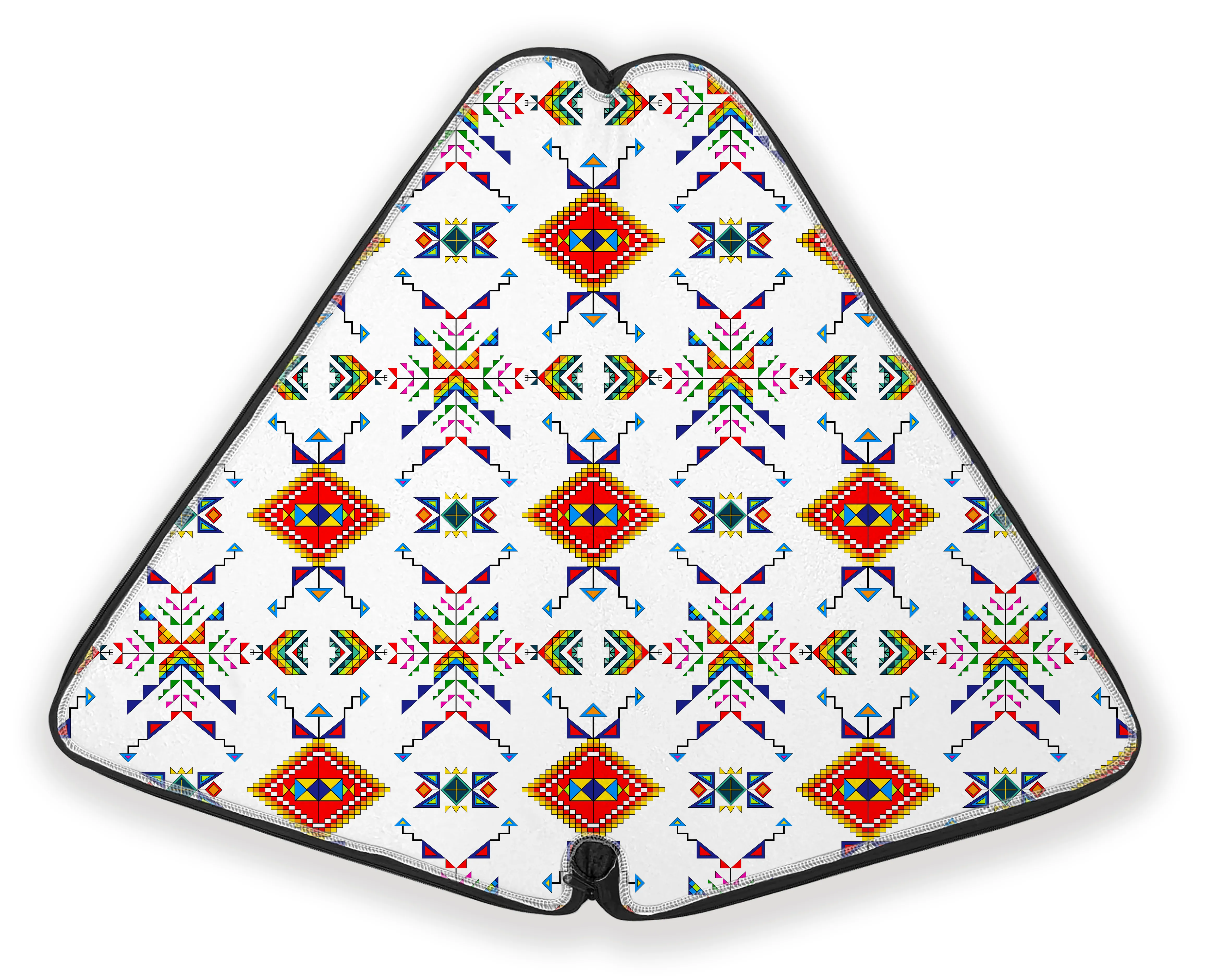 27 Inch Fan Case - Buffalo Jump White