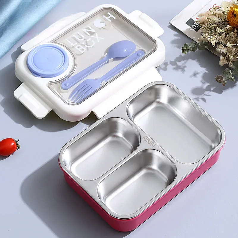 3 Compartment Sustainable Eco-Friendly Lunch Box