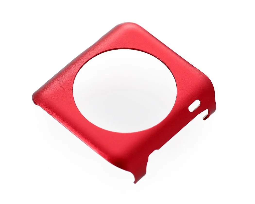 38mm Apple Watch Aluminium Alloy Protective Case iWatch Cover - Red