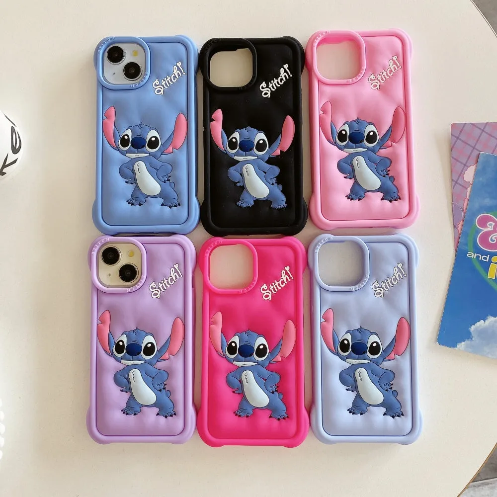 3D Fun Cartoon Silicone Soft Protective Phone Case - iPhone 12 Pro Max