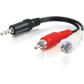 3Ft Value Series&Trade; One 3.5Mm Stereo Male To Two Rca Stereo Male Y-Cable