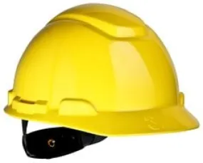 3M™ Hard Hat H-702R, Yellow 4-Point Ratchet Suspension, 20 EA/Case