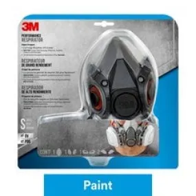 3M™ Performance Reusable Paint Project Respirator OV/P95, 6111P1-DC,
Size Small, 1 each/pack, 4 packs/case