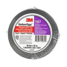 3M™ Venture Tape™ Reflective BOPP Tape 1507, Silver, 48 mm x 55 m, 24
rolls per case