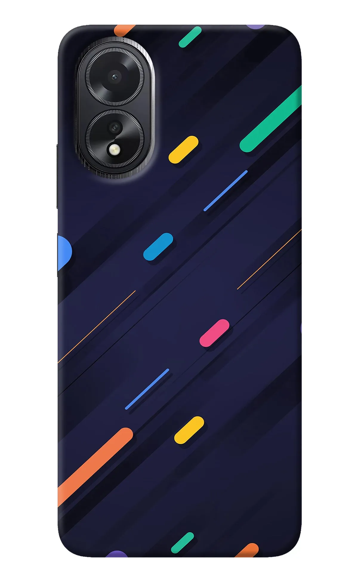 Abstract Design Oppo A18/Oppo A38 Back Cover