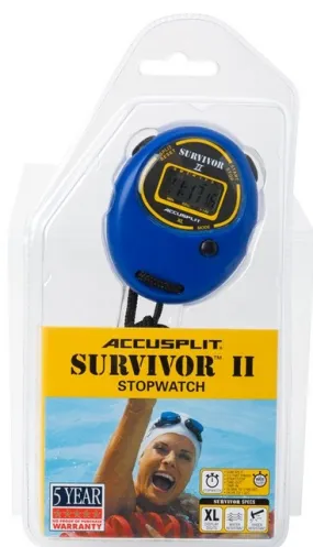 Accusplit Survivor II Stopwatch with Blue Case