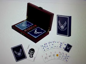 Air Force Themed Playing Cards Home Accessory