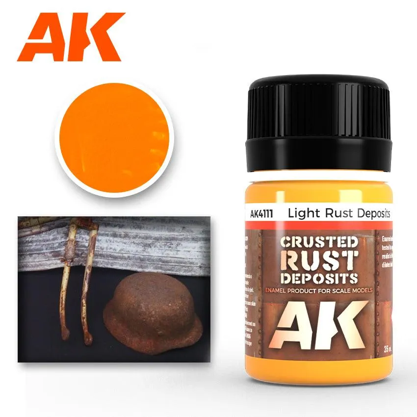 AK Interactive AK4111 Weathering Light Rust Deposits Enamel 35ml