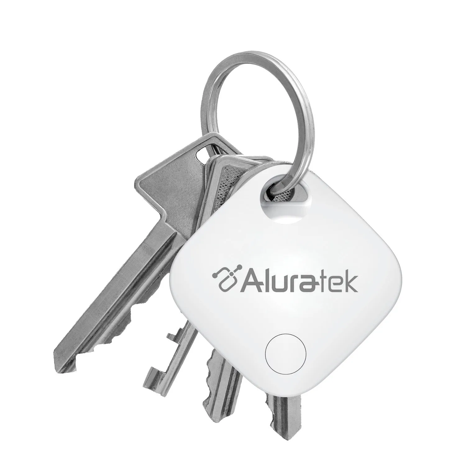 Aluratek Bluetooth Track Tag Tracker, Compatible with Apple Find My (iOS)