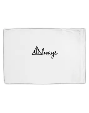 Always Magic Symbol Cursive Standard Size Polyester Pillow Case by TooLoud