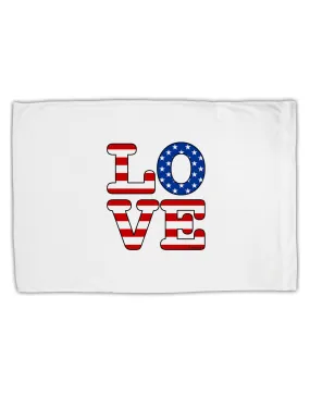 American Love Design Standard Size Polyester Pillow Case by TooLoud