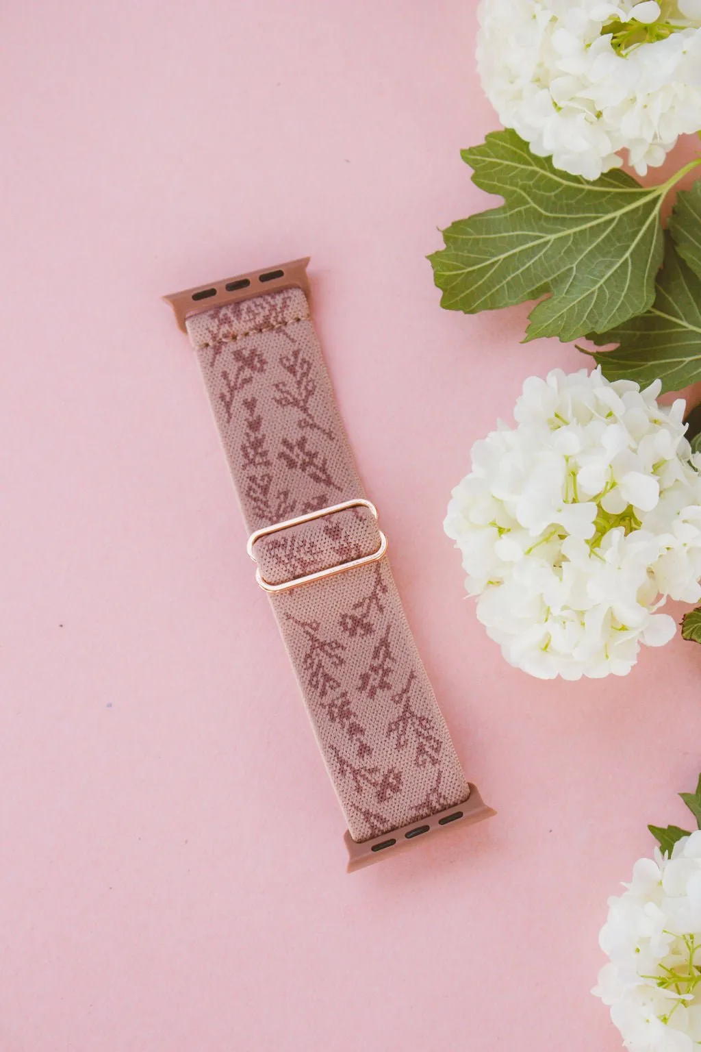 Antique Rose Adjustable Elastic Watch Band