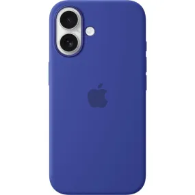 Apple iPhone 16 Silicone Case with MagSafe (Ultramarine)