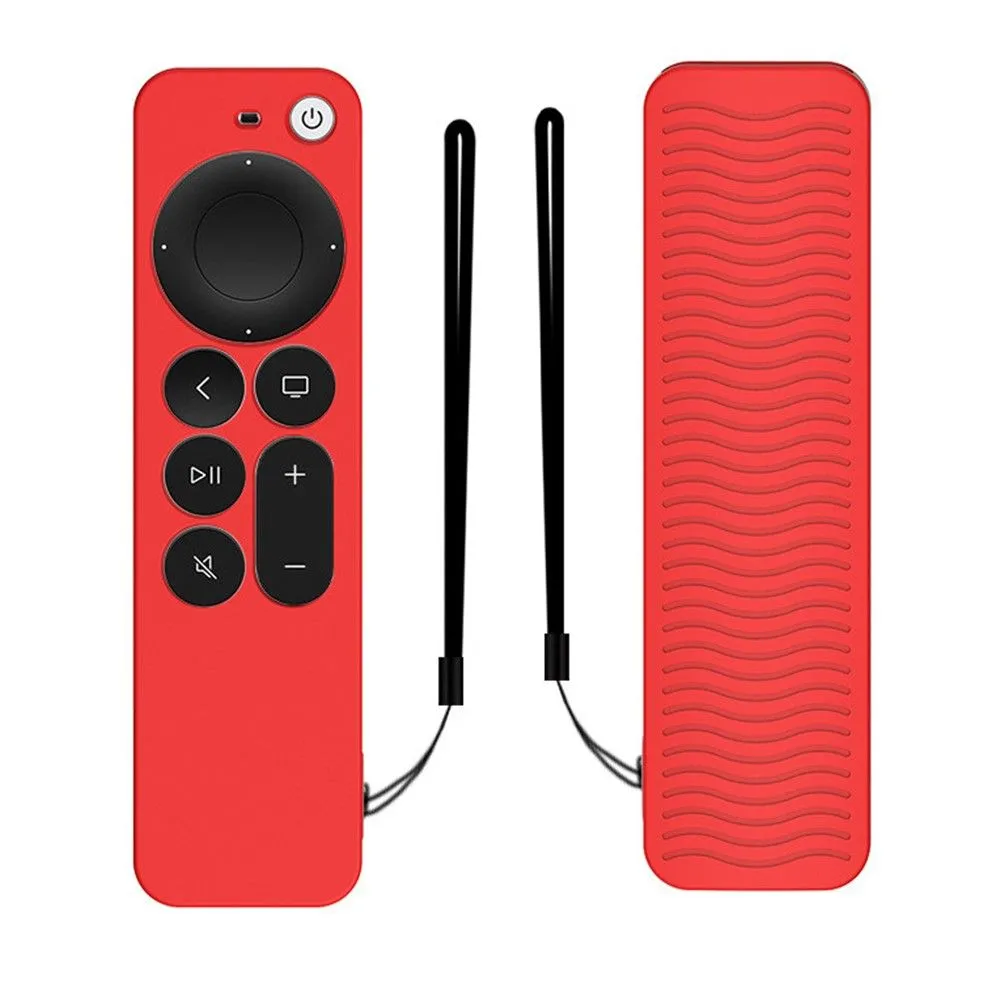 Apple TV 4K (2021) Y31 silicone remote controller cover - Red