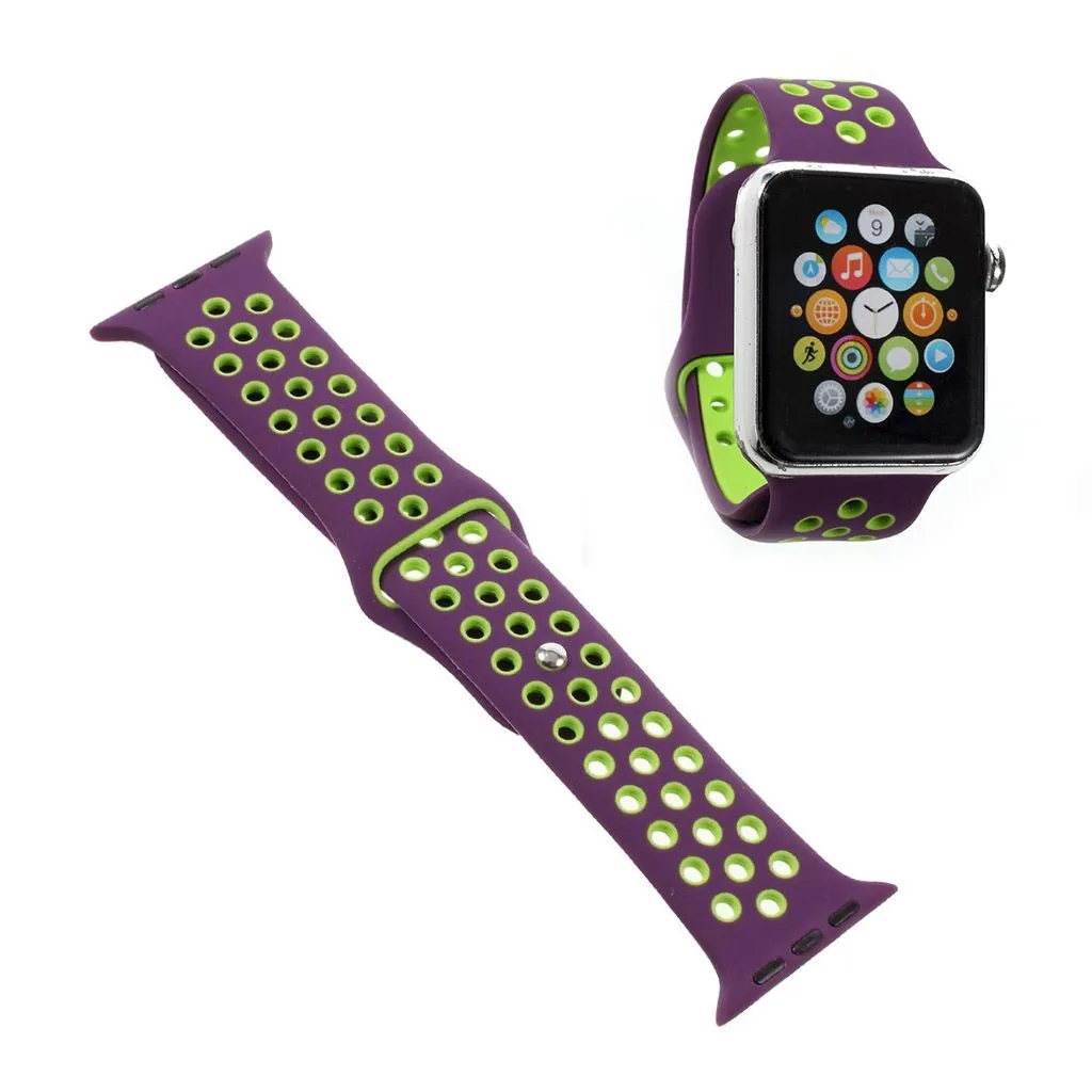 Apple Watch 38mm soft silicone watchband - Purple