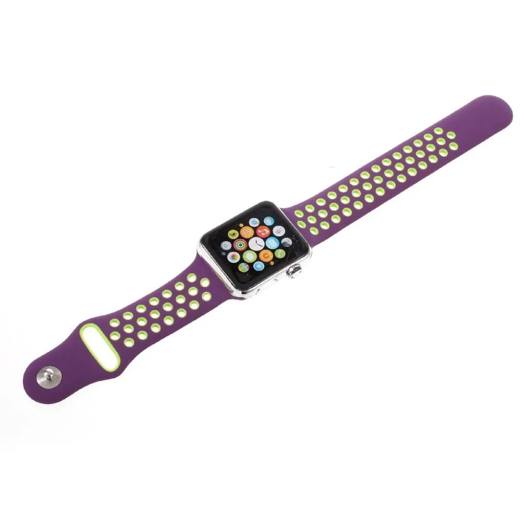 Apple Watch 38mm soft silicone watchband - Purple