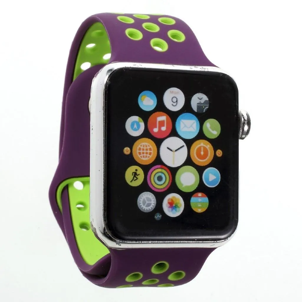 Apple Watch 38mm soft silicone watchband - Purple