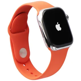 Apple Watch HERMES Series 7 (GPS   LTE) A2475 (41mm) - Silver AL / Orange SB