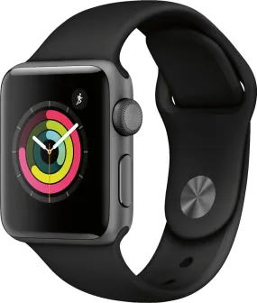 Apple Watch Series 3 GPS 38mm (Space Gray Aluminum)