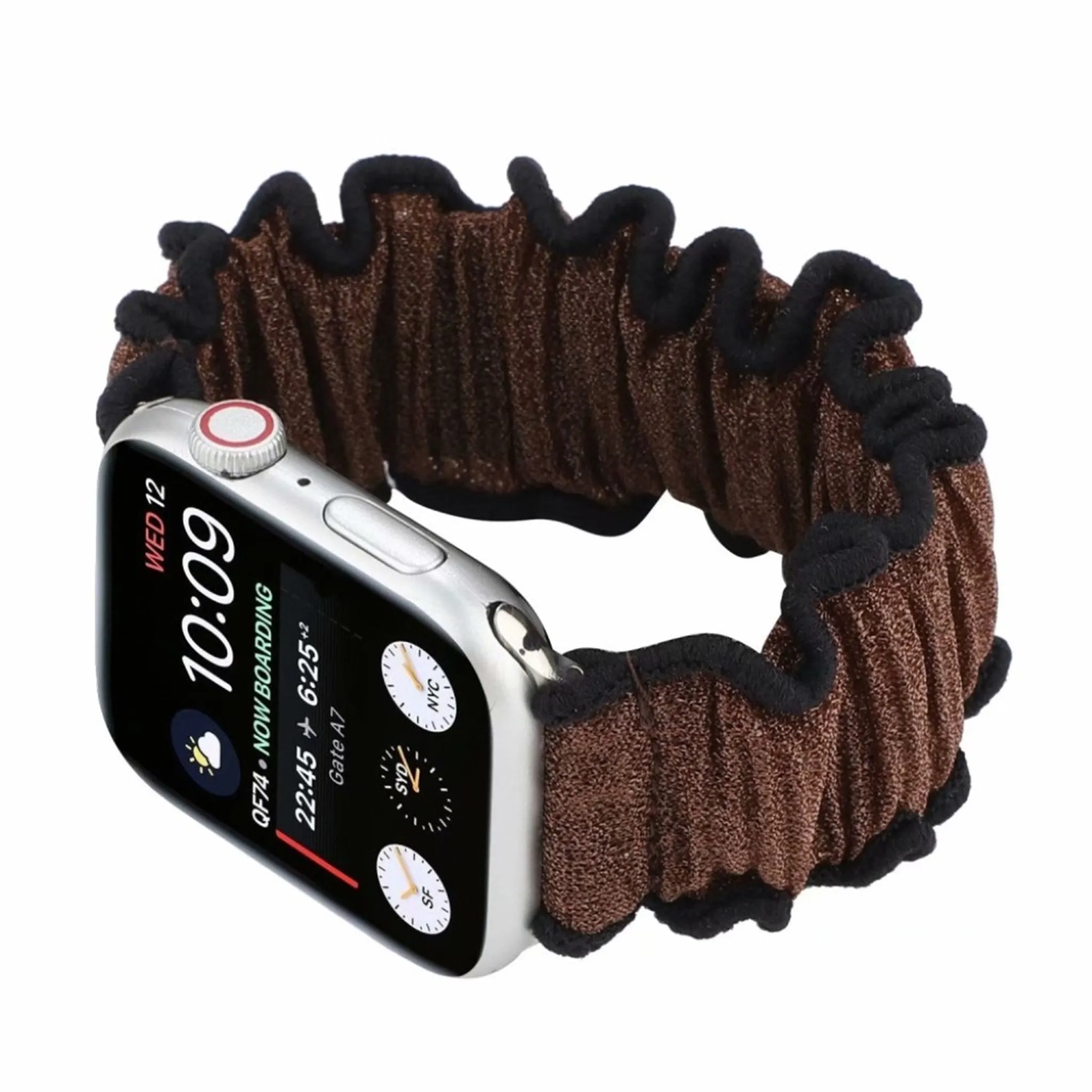 Apple Watch Series 6 / 5 44mm hair band themed watch band - Brown