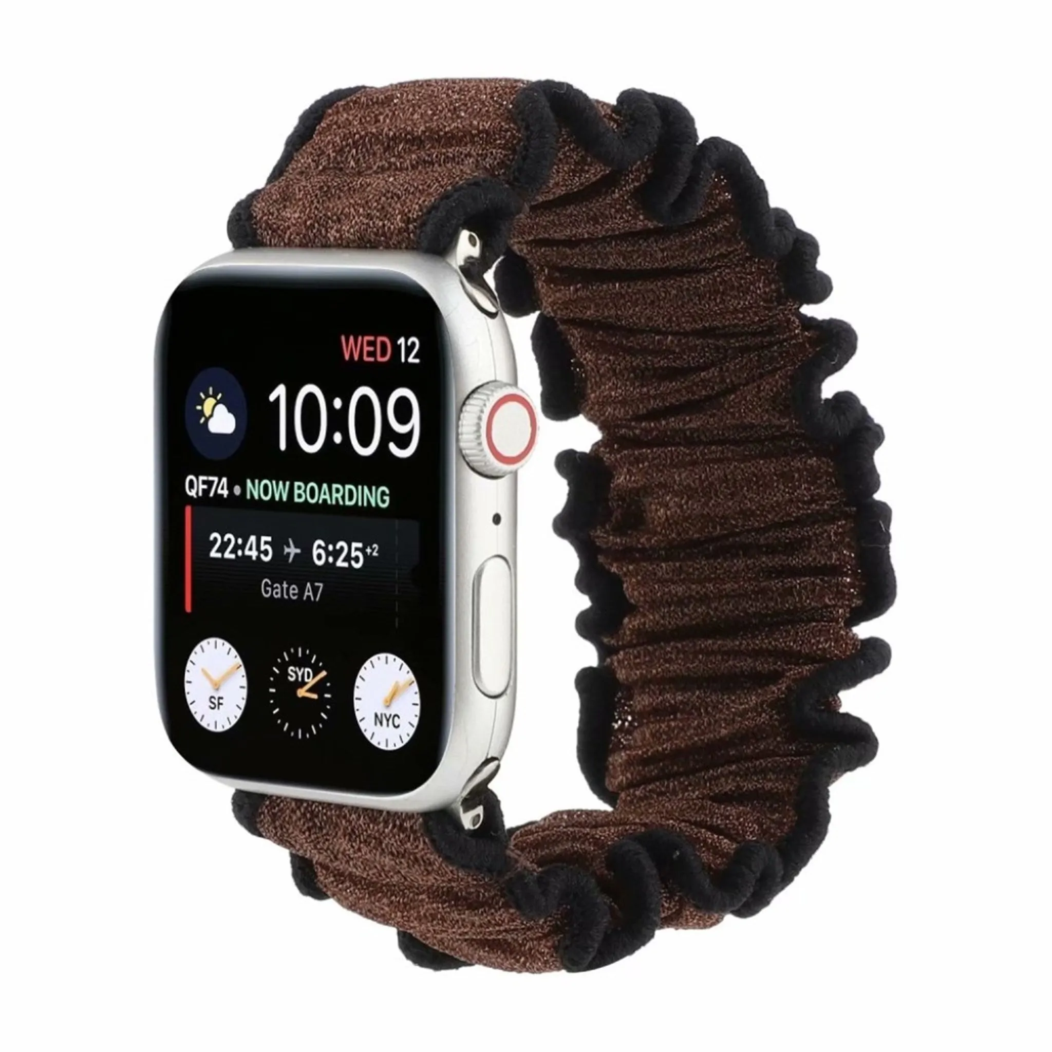 Apple Watch Series 6 / 5 44mm hair band themed watch band - Brown