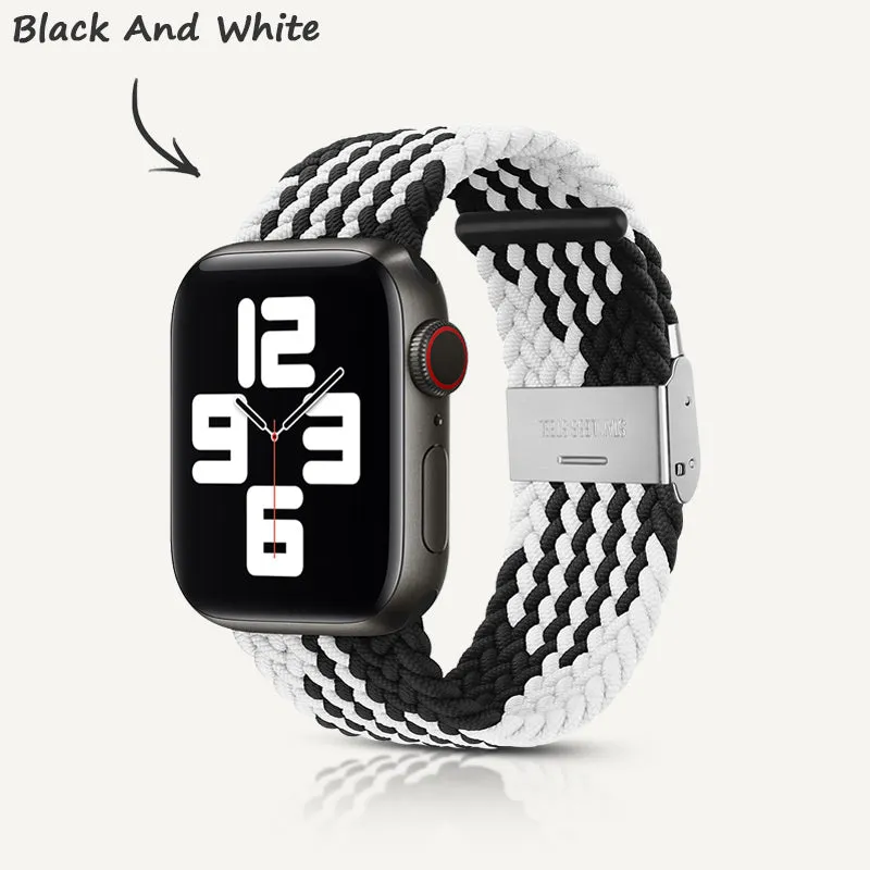 Apple Watch Series | Z Texture Nylon Woven Strap (Watch clasp series)