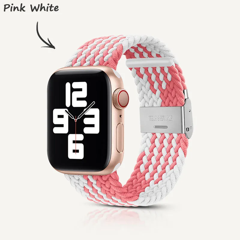 Apple Watch Series | Z Texture Nylon Woven Strap (Watch clasp series)