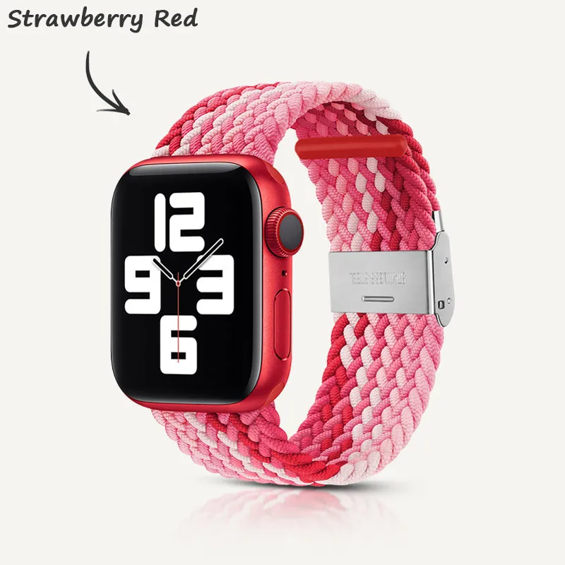 Apple Watch Series | Z Texture Nylon Woven Strap (Watch clasp series)