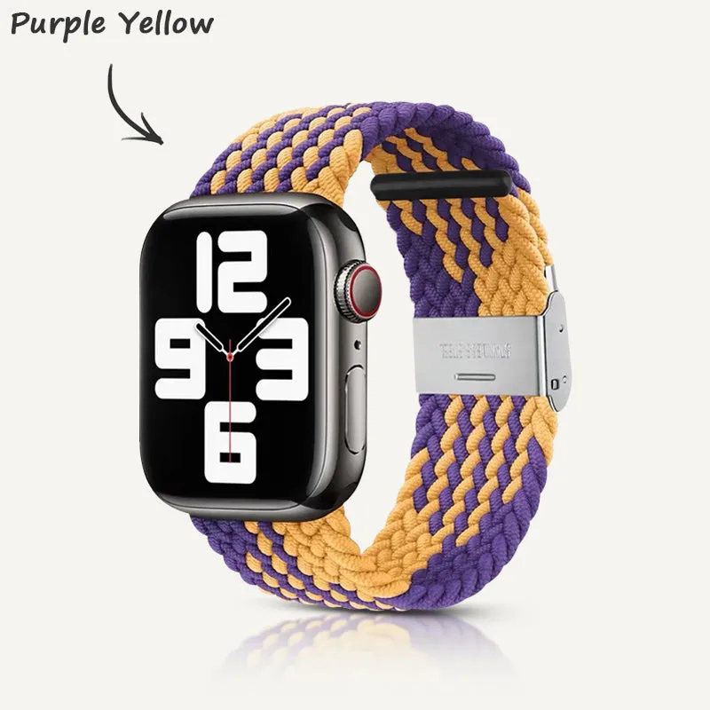 Apple Watch Series | Z Texture Nylon Woven Strap (Watch clasp series)