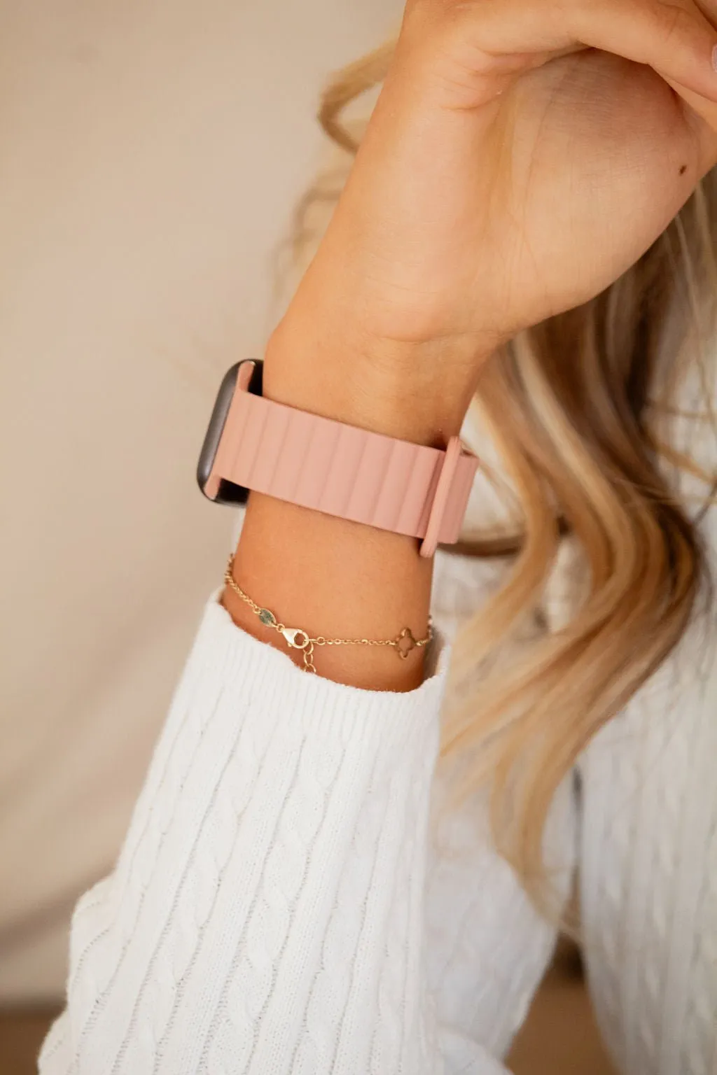 Apricot Magnetic Loop Watch Band