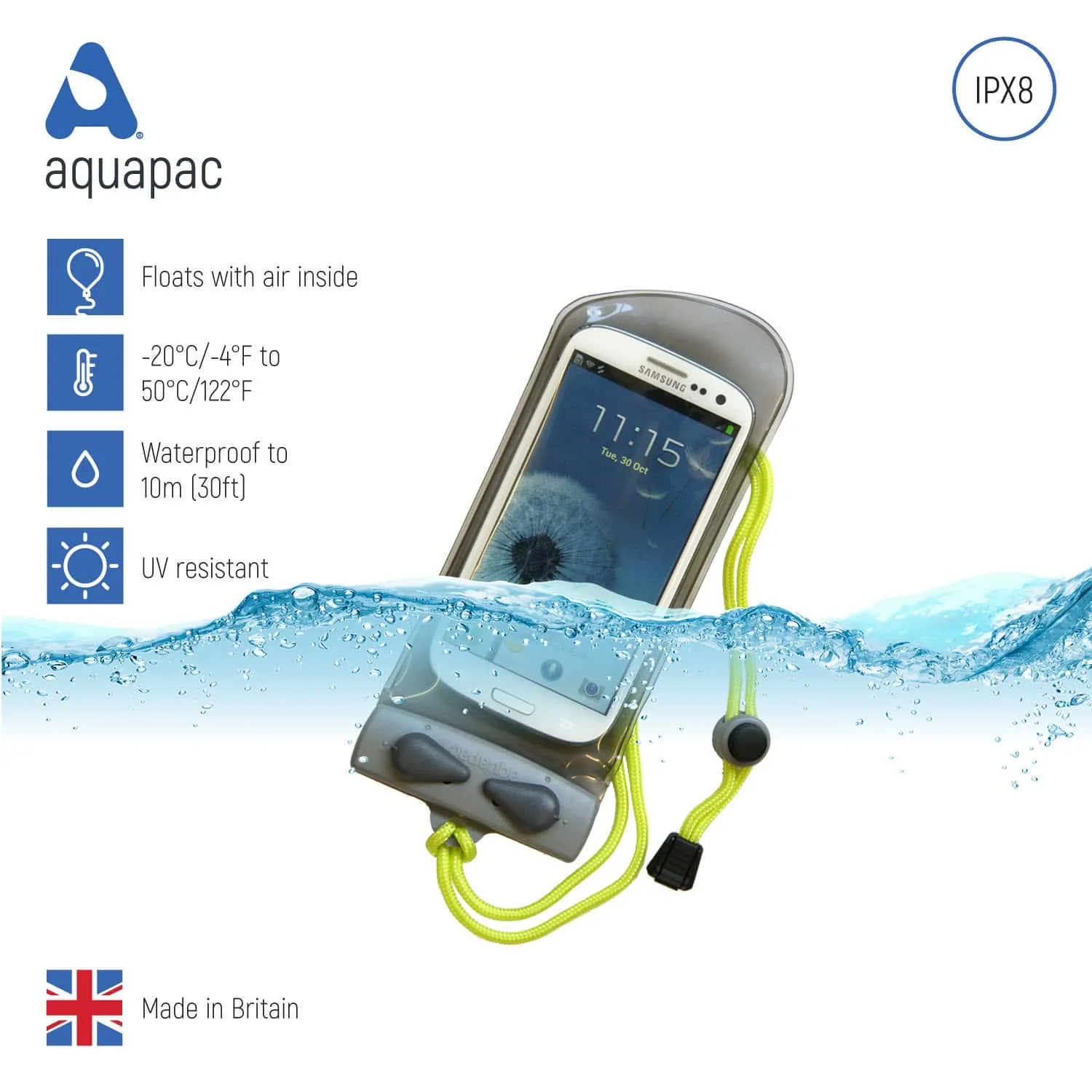 Aquapac Waterproof Phone Case Plus