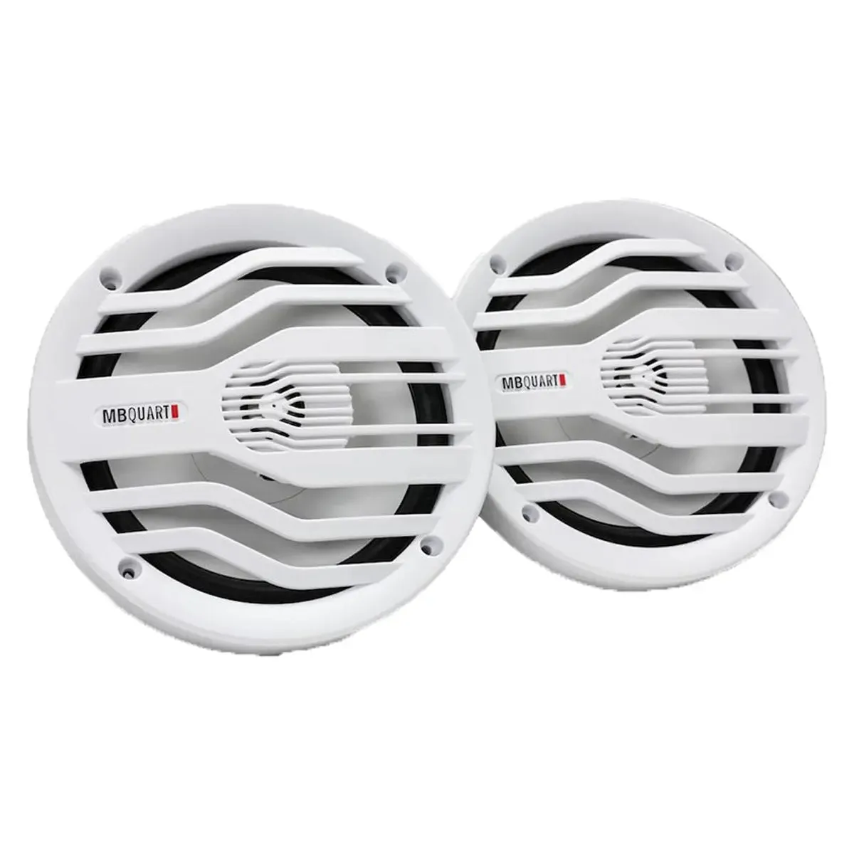 Aquatic Av AQ-MP-5UBT-S Marine Stereo & NK2-116W 6.5" 2-Way Coaxial Marine Speakers