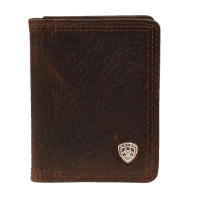 Ariat Bifold Offset Logo Brown