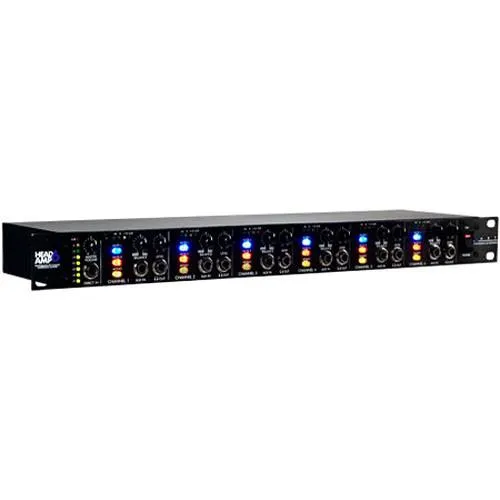 ART HeadAmp6 Rackmount 6-Channel Stereo Headphone Amplifier