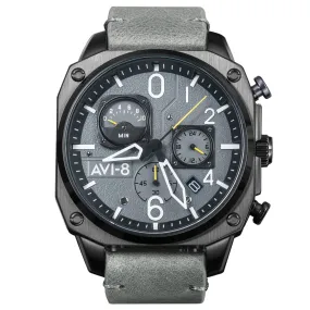 AVI-8 Men's Sea Grey Hawker Hunter Watch AV-4052-03