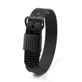 Ballistic Nylon Strap, Black, 16mm