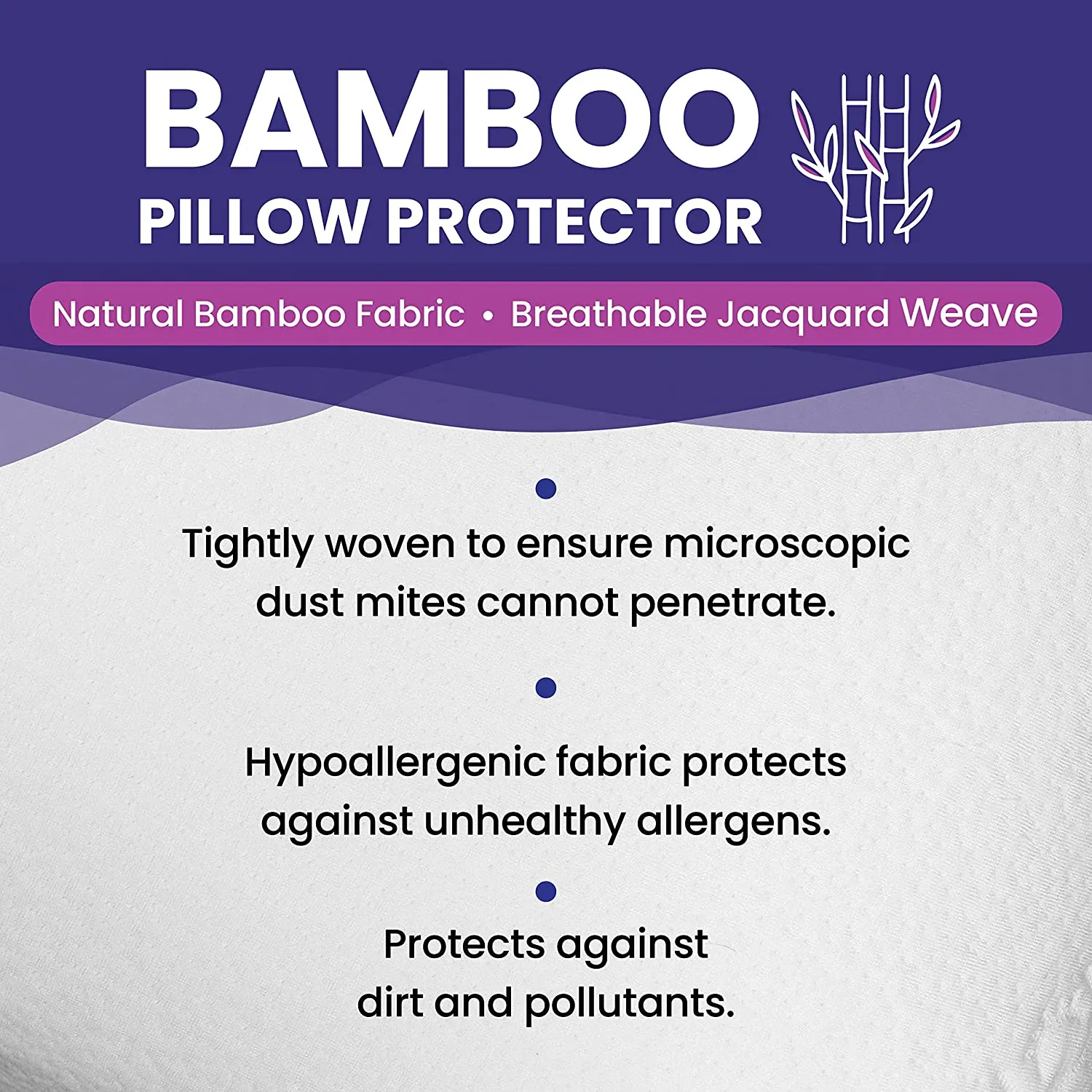 Bamboo Pillow Protector (Set of 2)