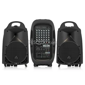 Behringer EUROPORT PPA2000BT Compact 8-Channel Portable PA System with Bluetooth, Mixer - Brand New