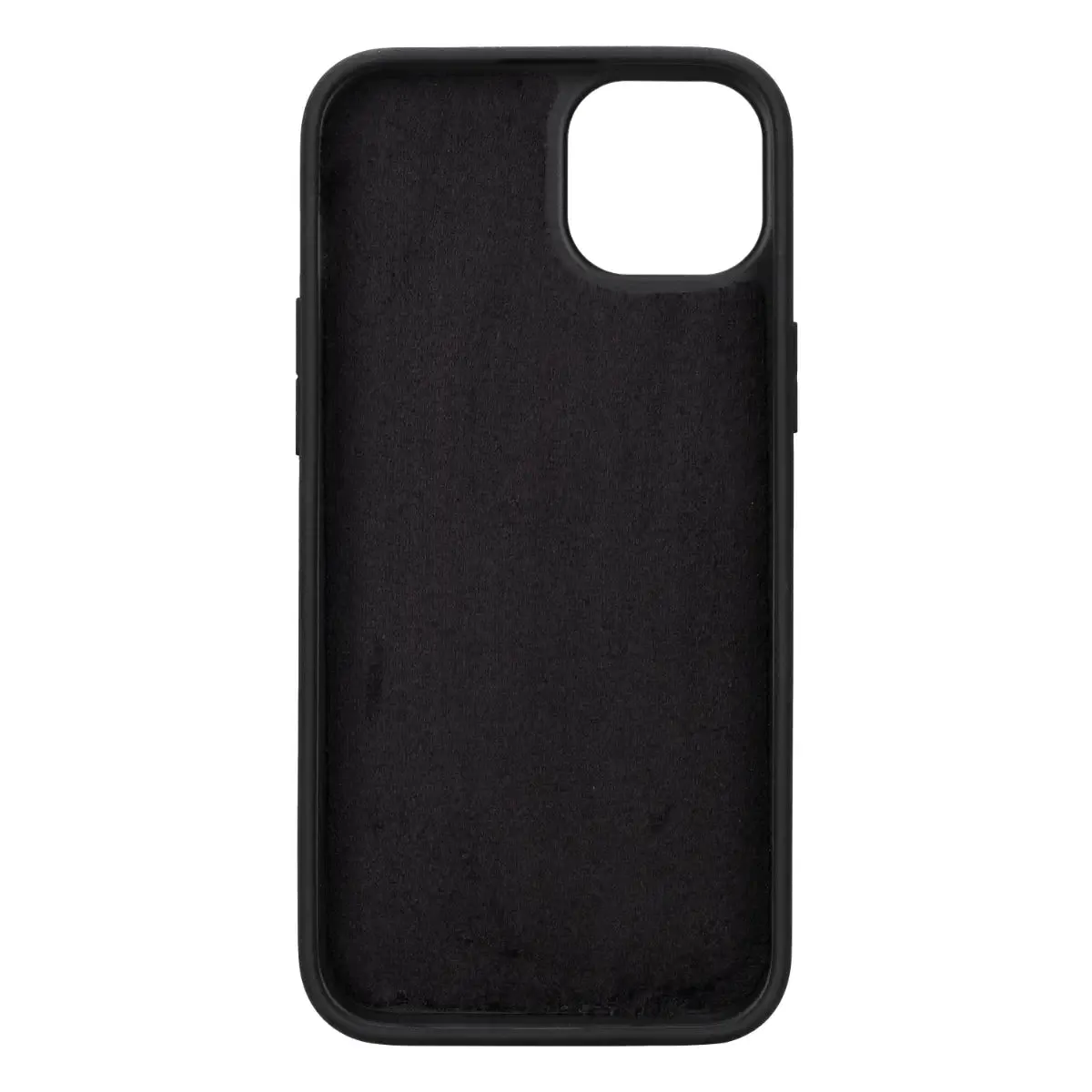 Black Leather iPhone 15 Plus Wallet Case