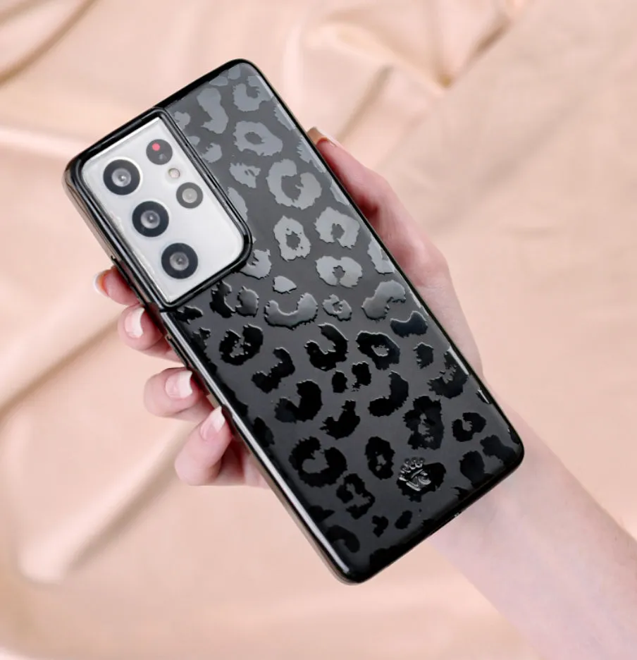 Black Leopard Samsung Case