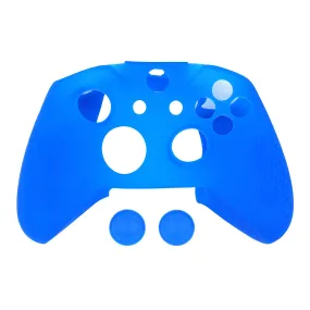 Blue Soft Silicone Thicker Skin Cover for Xbox One X & One S controller (NOT for  Xbox One or Xbox One Elite controller)