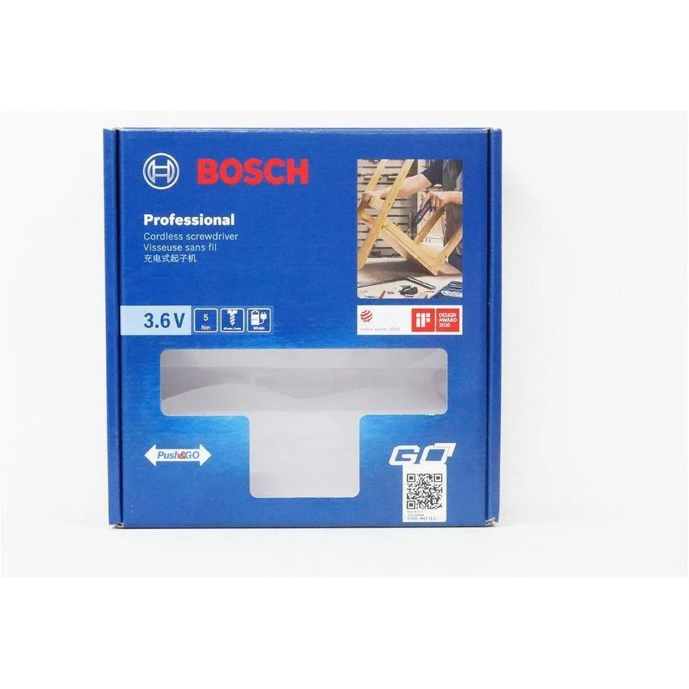 Bosch Go (Gen 2) 3.6V Cordless Screwdriver [Kit]