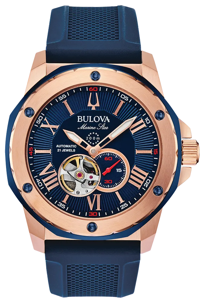 Bulova Marine Star Automatic Men Watch 98A227