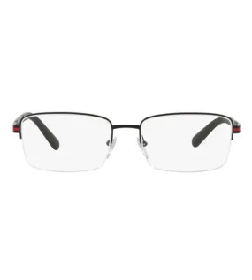 Bvlgari Men's Black Rectangular Optical Frame